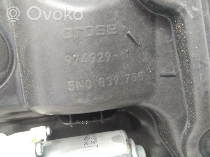 Volkswagen Tiguan El. Lango pakėlimo mechanizmo komplektas 5N0839755C