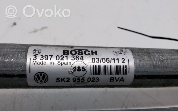 Volkswagen Golf VI Etupyyhkimen vivusto 3397021384