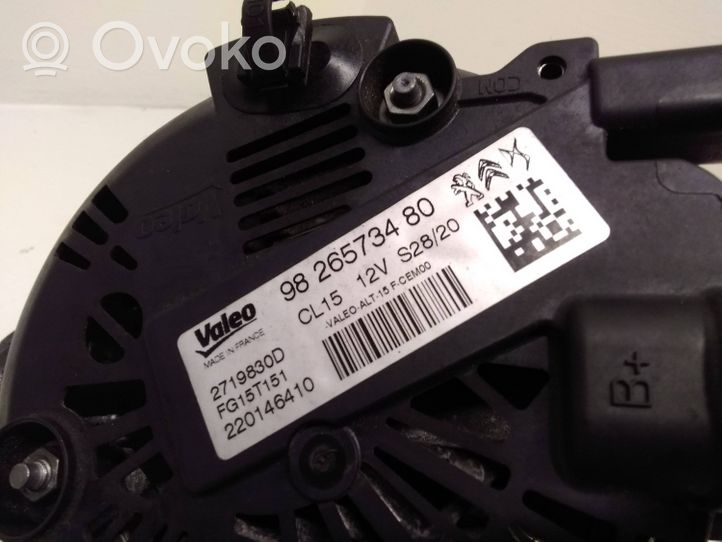 Opel Grandland X Generatore/alternatore 9826573480