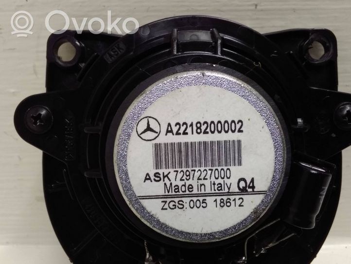 Mercedes-Benz S W221 Altavoz del panel A2218200002