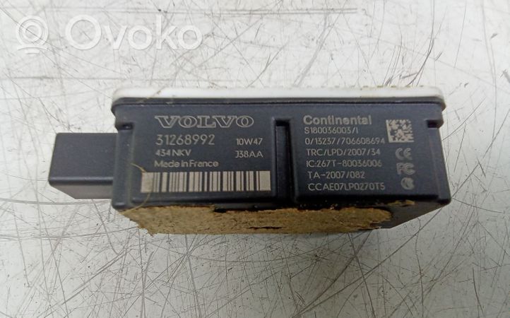 Volvo S60 Door central lock control unit/module 31268992