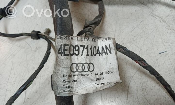 Audi A8 S8 D3 4E Cablaggio del sensore di parcheggio (PDC) 4E0971104AN