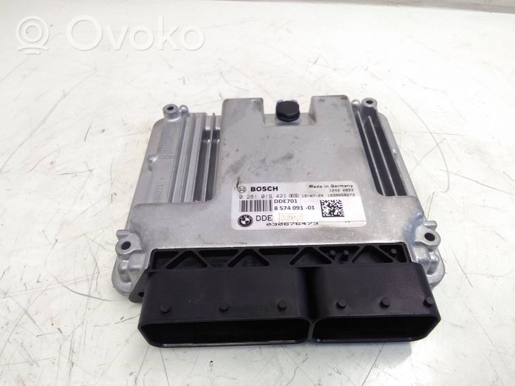 BMW 5 F10 F11 Centralina/modulo del motore 8574091