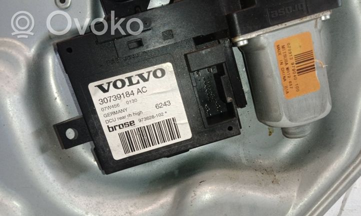 Volvo S40 Elektryczny podnośnik szyby drzwi tylnych 8679083RH