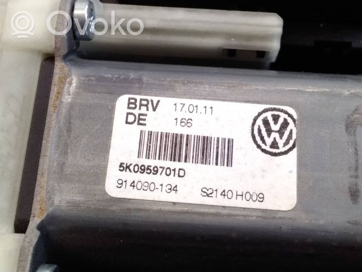 Volkswagen Golf VI Elektryczny podnośnik szyby drzwi przednich 5K2837730T