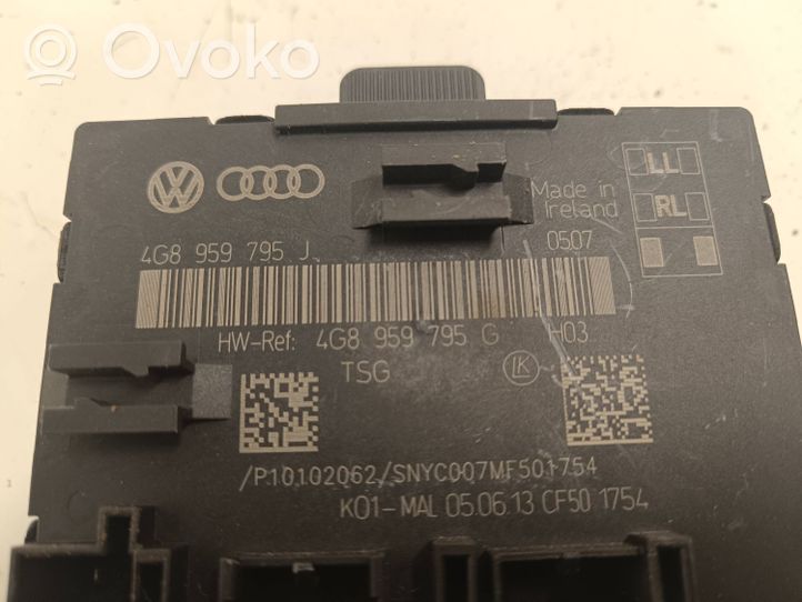 Audi A6 Allroad C7 Unité de commande module de porte 4G8959795G