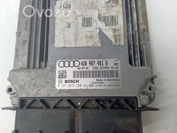 Audi A6 Allroad C7 Calculateur moteur ECU 4G0907401Q