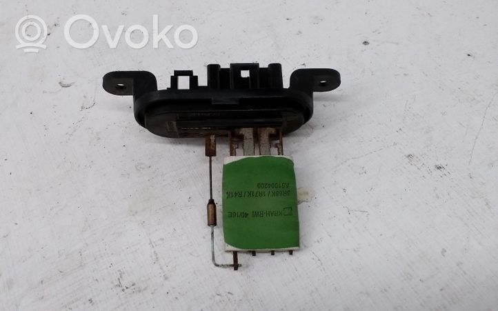 Dacia Dokker Heater blower motor/fan resistor A51004200