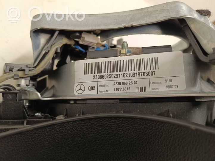 Mercedes-Benz CLS C219 Poduszka powietrzna Airbag kierownicy A2308602502