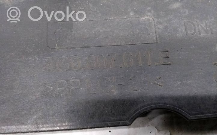 Audi A6 S6 C7 4G Rivestimento della parte inferiore del paraurti posteriore 4G0807611E