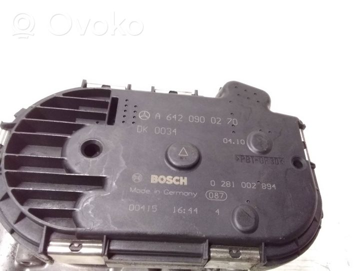 Mercedes-Benz ML W164 Clapet d'étranglement A6420900270