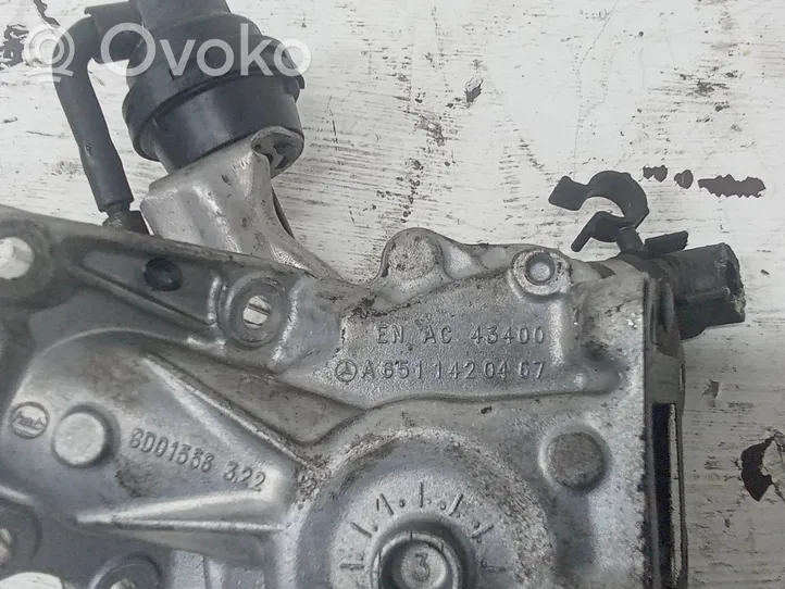 Mercedes-Benz Vito Viano W639 Soupape vanne EGR A6511420467