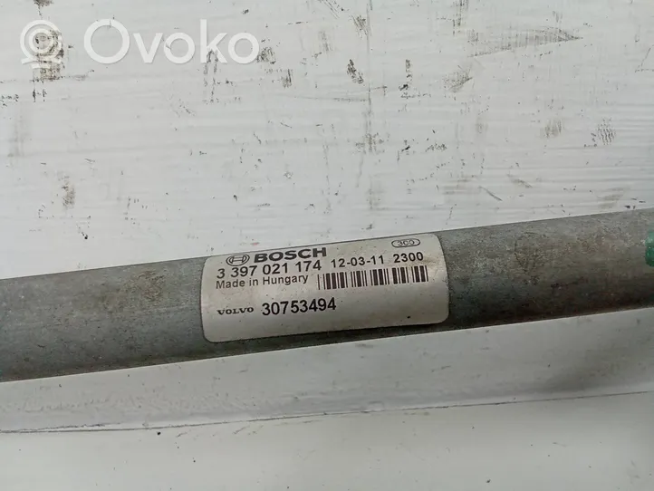 Volvo V60 Mechanizm wycieraczek szyby przedniej / czołowej 30753494