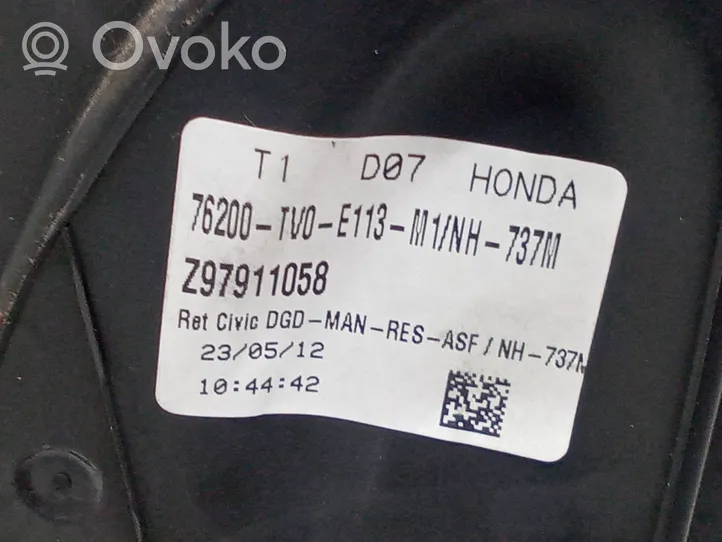 Honda Civic IX Etuoven sähköinen sivupeili E1021157