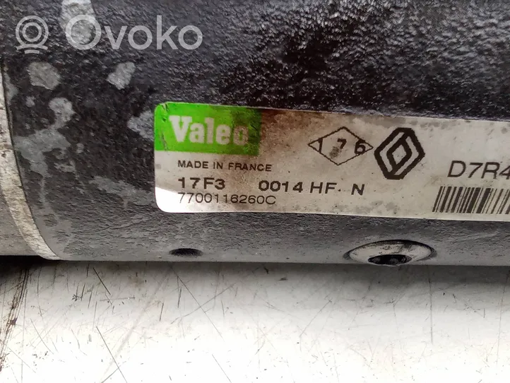 Opel Vivaro Starter motor 7700116260C