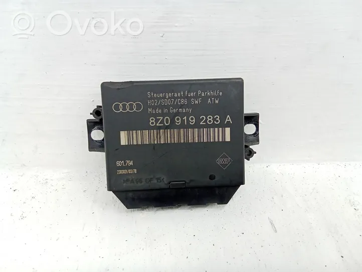 Audi A4 S4 B6 8E 8H Unité de commande, module PDC aide au stationnement 8Z0919283A