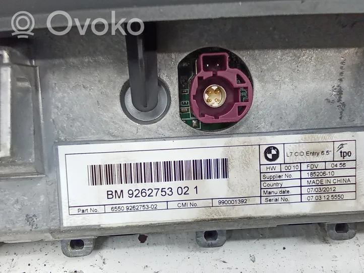 BMW 3 F30 F35 F31 Monitori/näyttö/pieni näyttö 9262753