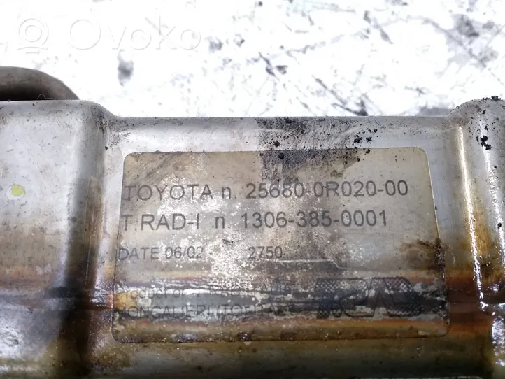 Toyota Avensis T250 EGR valve cooler 256800R02000