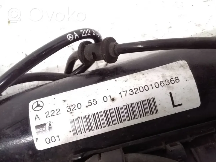 Mercedes-Benz S W222 Amortyzator zawieszenie pneumatycznego osi tylnej A2223205501