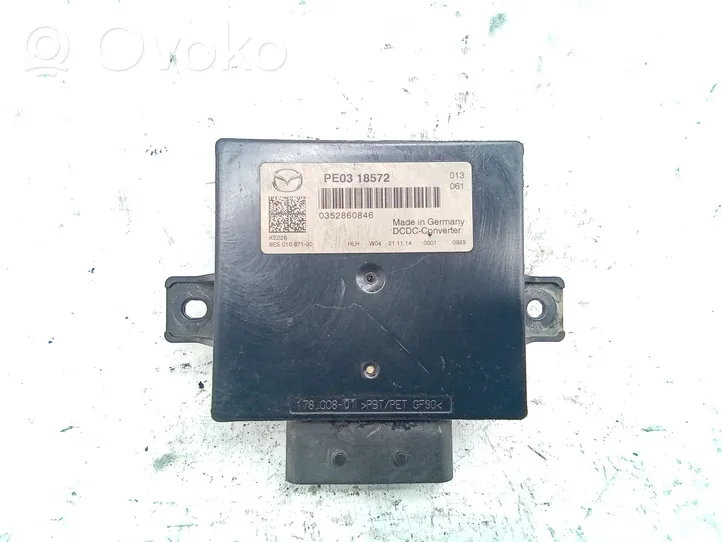 Mazda 3 III Modulo del convertitore di tensione/trasformatore PE0318572