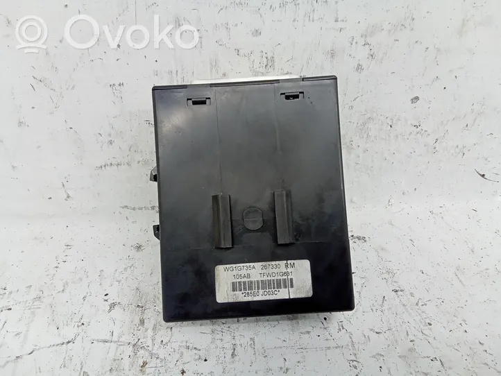 Nissan Qashqai Moduł / Sterownik immobilizera 285E0JD03C