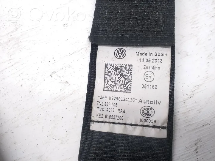 Volkswagen Sharan Ceinture de sécurité avant 7N2857705