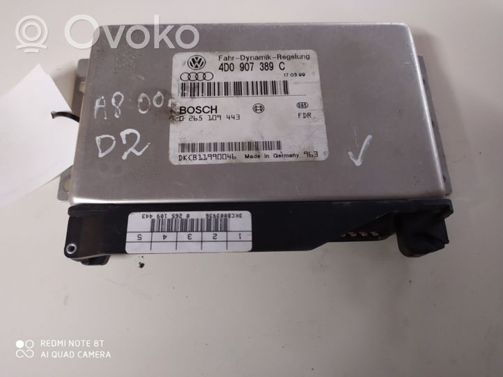 Audi A8 S8 D2 4D Sterownik / Moduł ECU 4D0907389C