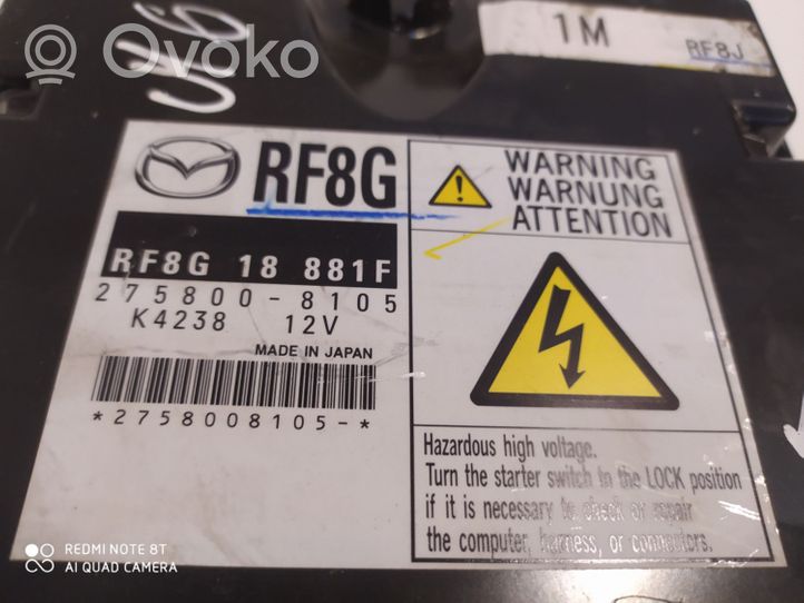 Mazda 6 Sterownik / Moduł ECU RF8G18881F