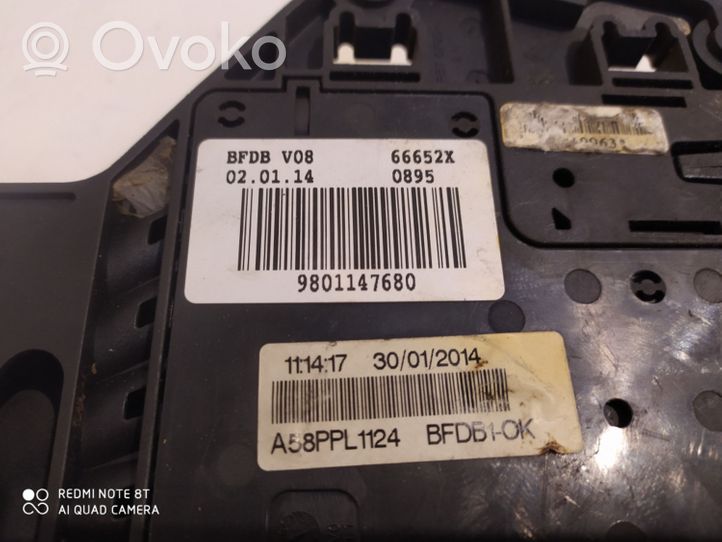 Citroen C3 Modulo fusibile 9801147680