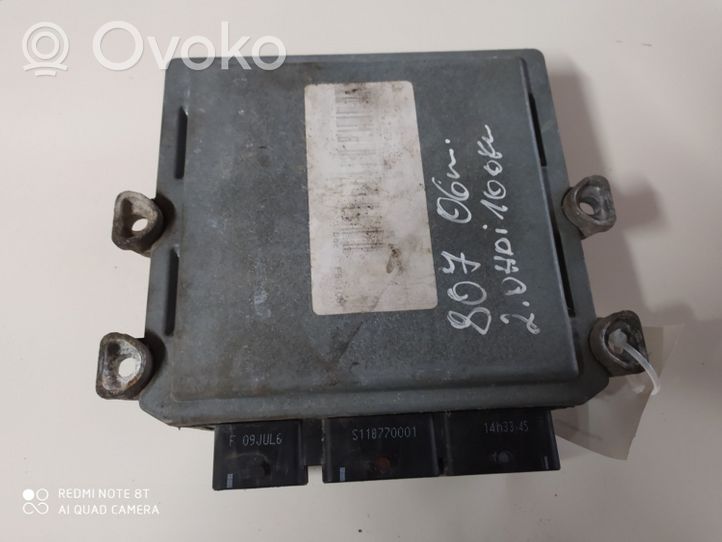 Peugeot 807 Sterownik / Moduł ECU 5WS40377FT