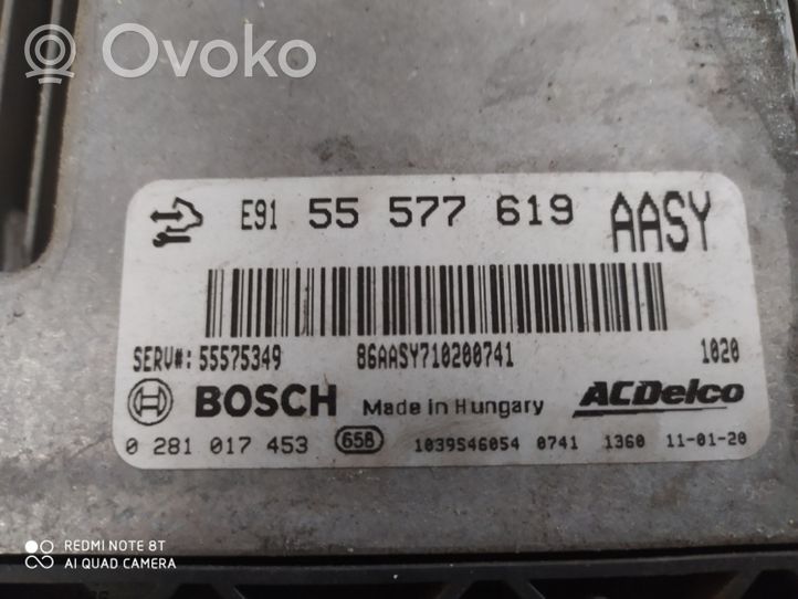 Opel Insignia A Calculateur moteur ECU 0281017453