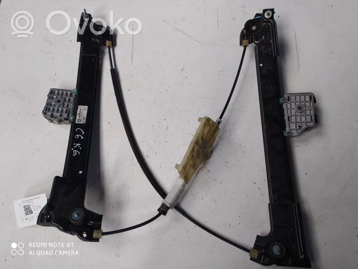 Citroen C6 Rear window lifting mechanism without motor 9650386580