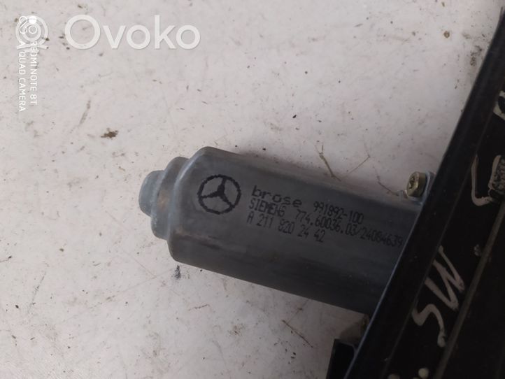 Mercedes-Benz E W211 Elektryczny podnośnik szyby drzwi tylnych 991892100