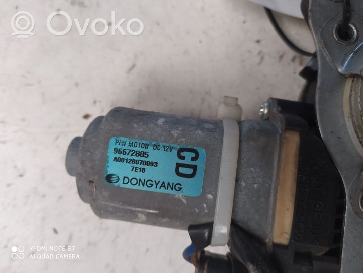 Opel Antara Elektryczny podnośnik szyby drzwi tylnych 96672885