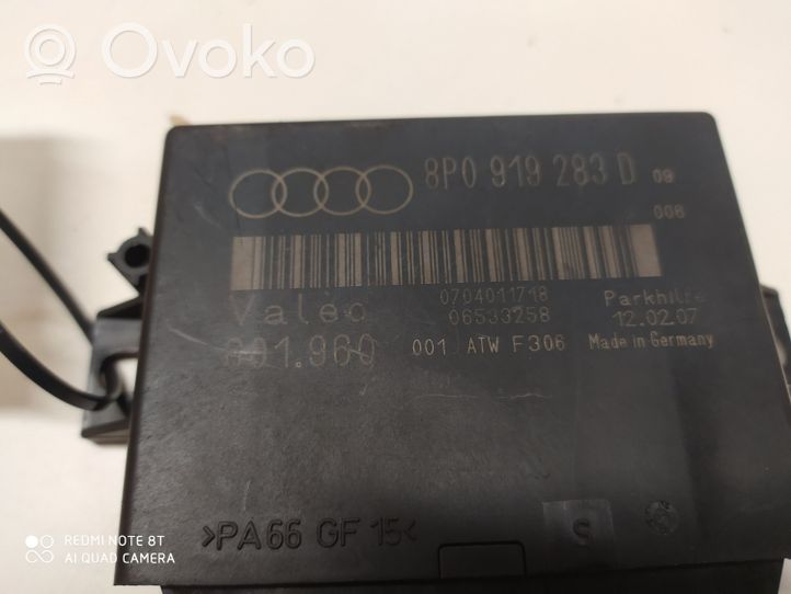 Audi A3 S3 8P Unité de commande, module PDC aide au stationnement 8P0919283D