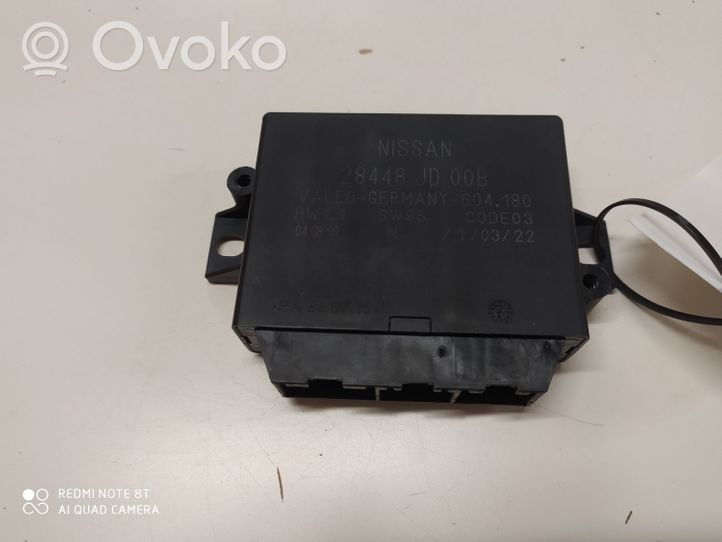 Nissan Qashqai Pysäköintitutkan (PCD) ohjainlaite/moduuli 28448JD00B