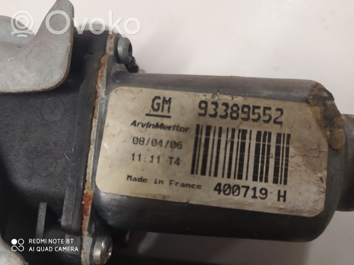 Opel Meriva A Etuoven ikkunan nostin moottorilla 93389552