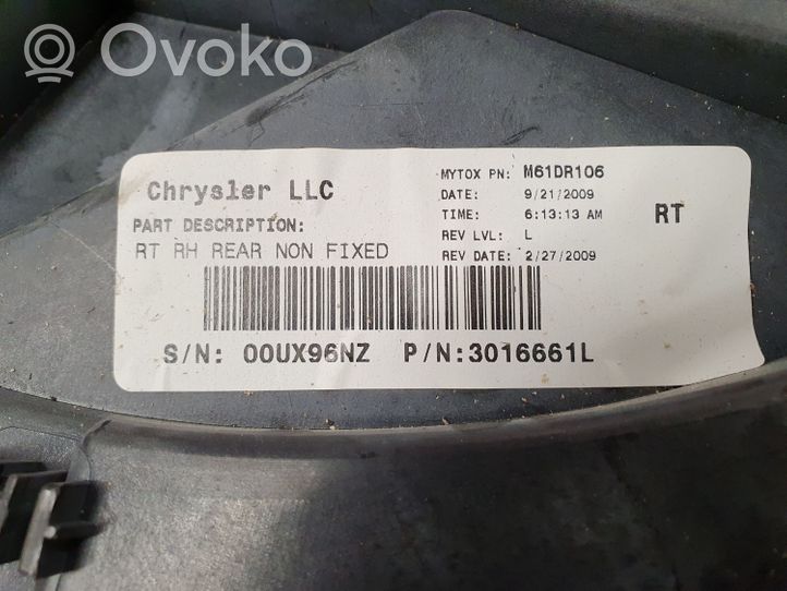 Chrysler Voyager Mechanizm podnoszenia szyby tylnej bez silnika 3016661L
