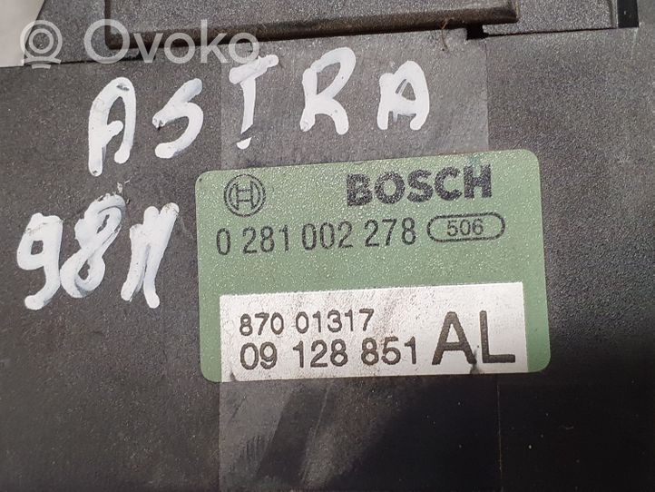 Opel Astra G Pedał gazu / przyspieszenia 0281002278