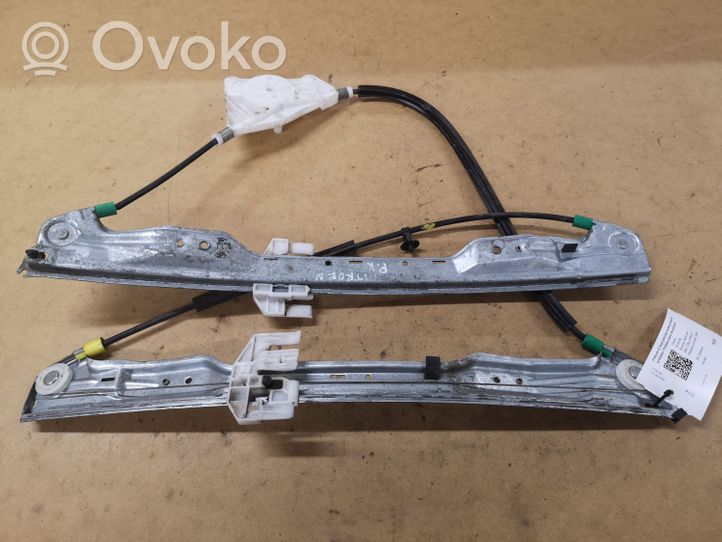 Citroen C5 Etuikkunan nostomekanismi ilman moottoria 9648486480