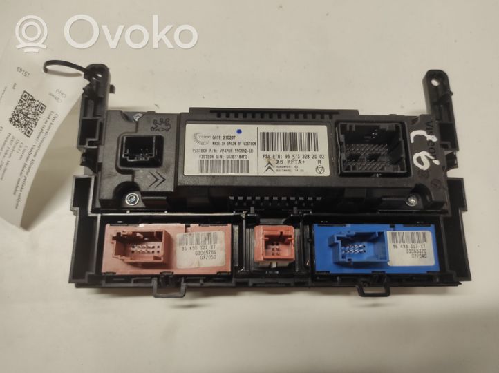 Citroen C6 Climate control unit 96573328