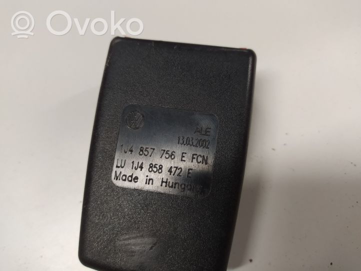 Volkswagen Bora Etuistuimen turvavyön solki 1J4857756E