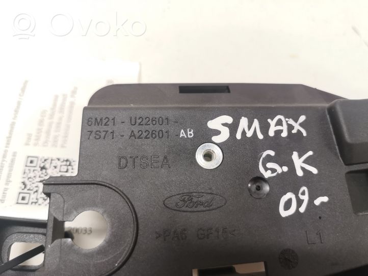 Ford S-MAX Klamka wewnętrzna drzwi tylnych 6M21U22601