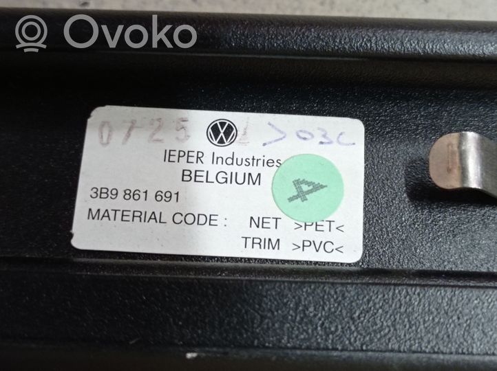 Volkswagen PASSAT B5 Tavaratilan suojaverkko 3B9861691