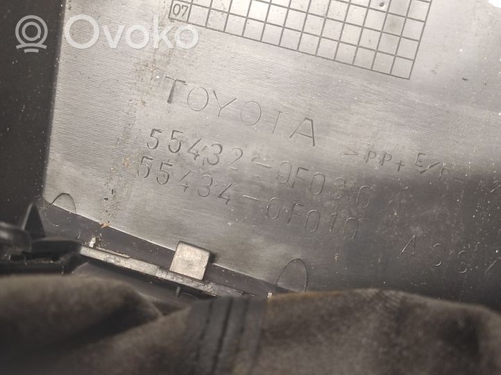 Toyota Corolla Verso AR10 Panneau de garniture console centrale 554330F030