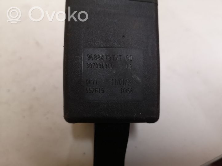 Citroen C4 Grand Picasso Klamra środkowego pasa bezpieczeństwa fotela tylnego 306970910AA