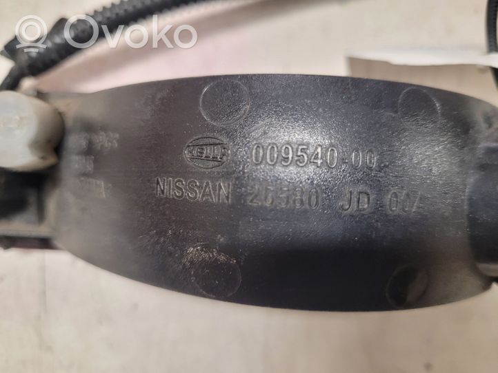 Nissan Qashqai Światło przeciwmgielne tylne 00954000