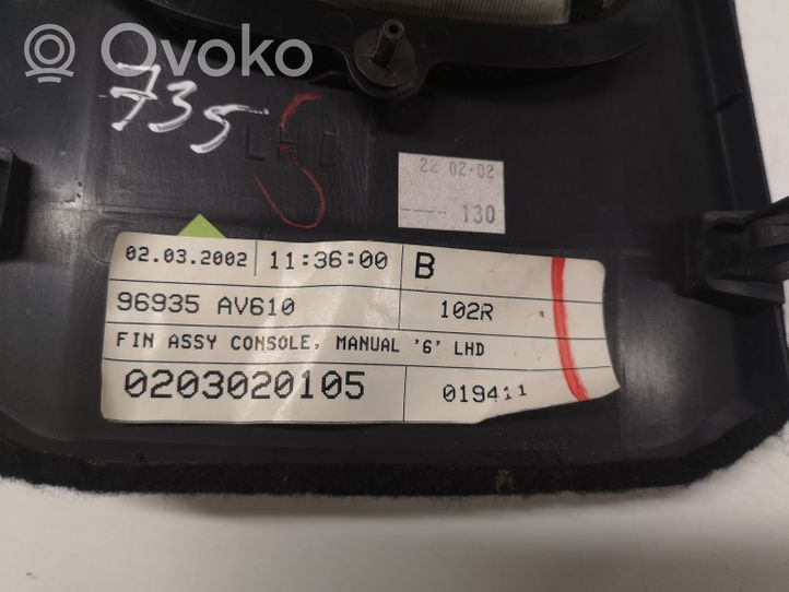 Nissan Primera Pavarų perjungimo svirties apdaila (oda, bumbulas) 96935AV610