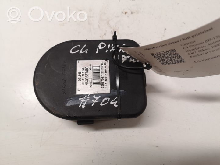 Citroen C4 I Picasso Sirena del sistema de alarma 9639557480