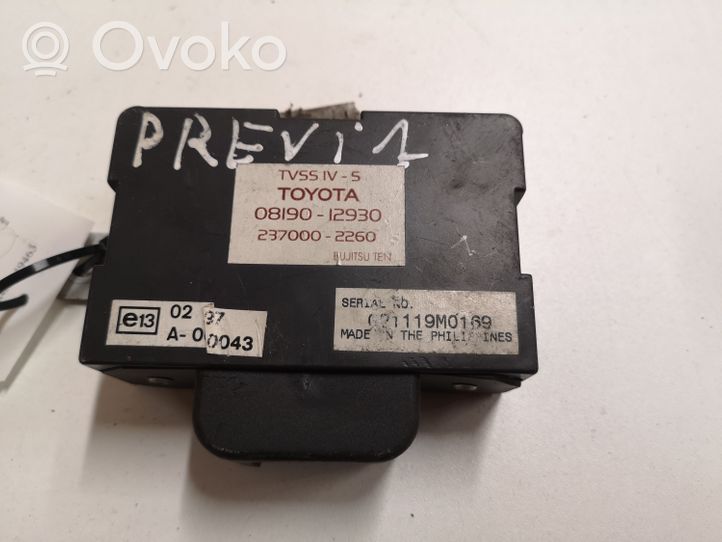 Toyota Previa (XR30, XR40) II Sterownik / Moduł alarmu 0819012930